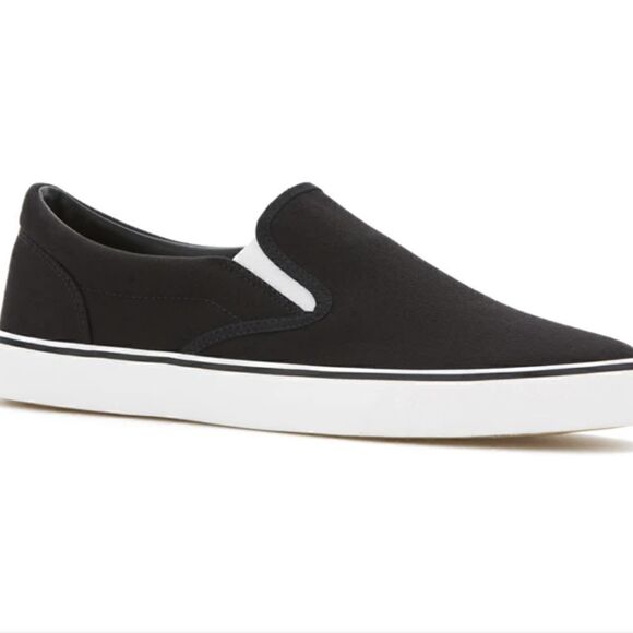 BNWT!!!!Perry Ellis CANVAS DECK SLIP ON SNEAKER - Picture 1 of 10